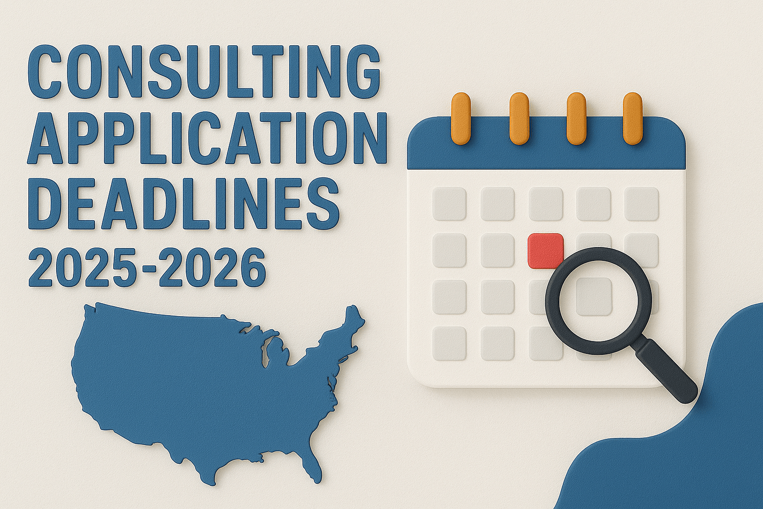 Consulting Application Deadlines