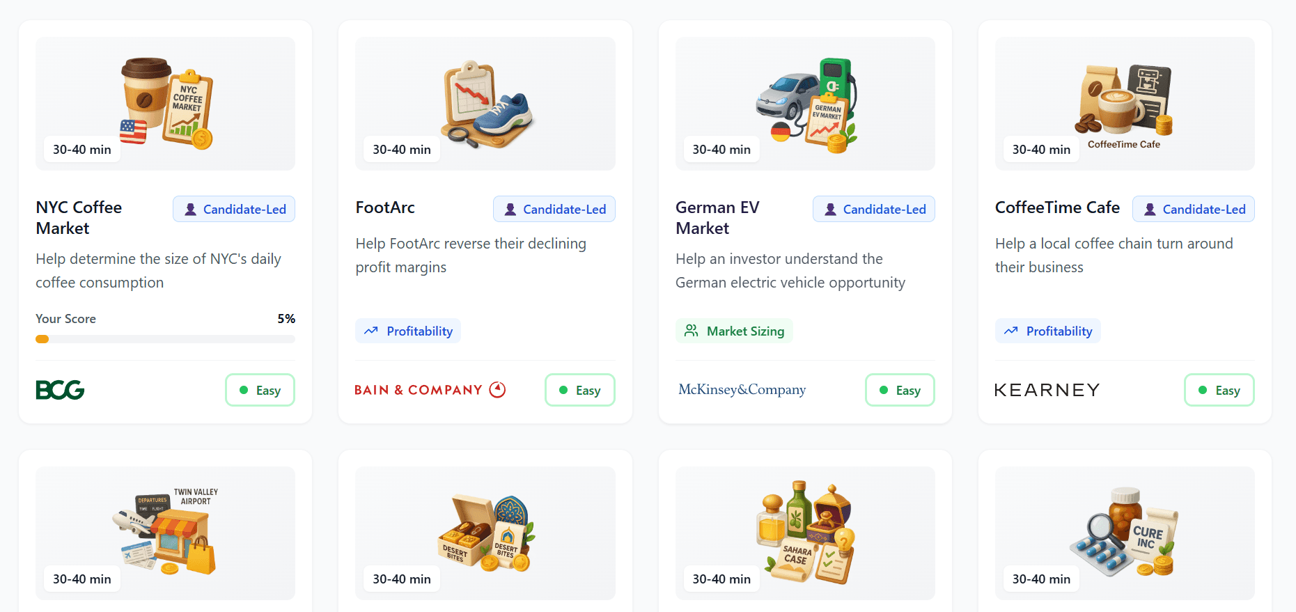 AI-Powered Case Practice